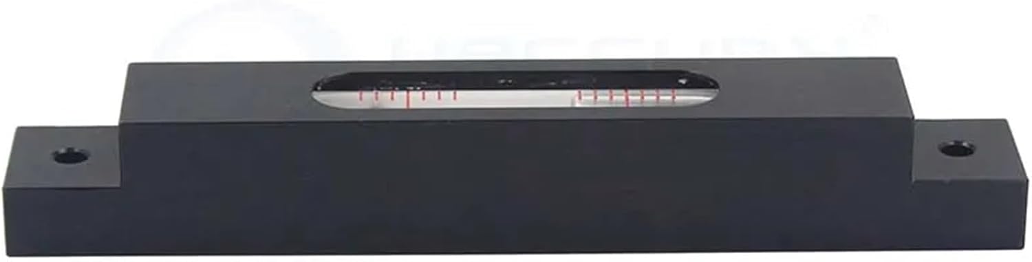 130mm Metal Strip Bubble Level Multi Sensitivity Long Bar Leveler Accuracy 5mm to 0.02mm Equipment Leveling Components 1PCS(0.05mm per meter)