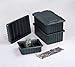 ESD Box Divider, Black, 15-9/16in.x5-1/4in