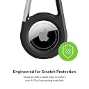 Belkin AirTag Case with Carabiner, Secure Holder Protective Cover for Air Tag with Scratch Resistance Accessory, Black gallery image