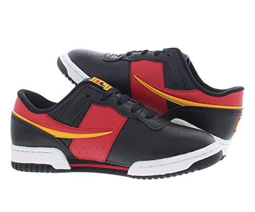 Fila Original Fitness Boys Shoes Size 4, Color: Black/Red/Yellow4