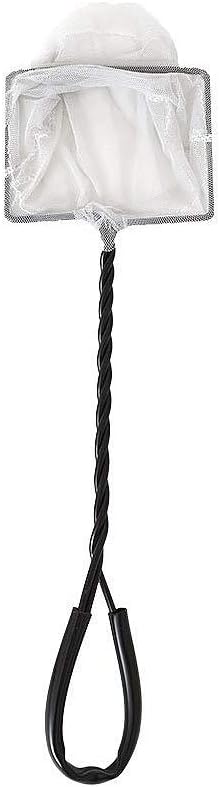 3 Pack of Long-Handled Coarse Mesh Aquarium Nets, 5 Inches Each, Reinforced Handles for Easier Use