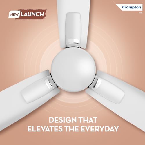 Image of Crompton Energion Caelum 1200mm BLDC Ceiling Fan | Remote & Regulator Control | Multiple Fan Pairing on Remote | BEE 5 Star Rated| High Air Delivery | Low Noise | 4 Years Brand Warranty | Silver White