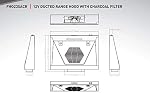 Furrion FHO23SACR-BL 12V RV Ducted Range Hood