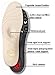 Pedag Viva | Leather Arch Support Inserts | Handmade in Germany | Plantar Fasciitis Relief | Heel Cushion | Activated Charcoal for Odor | Metatarsal Pad | Tan | Women US 12/ Men 9/ EU 42