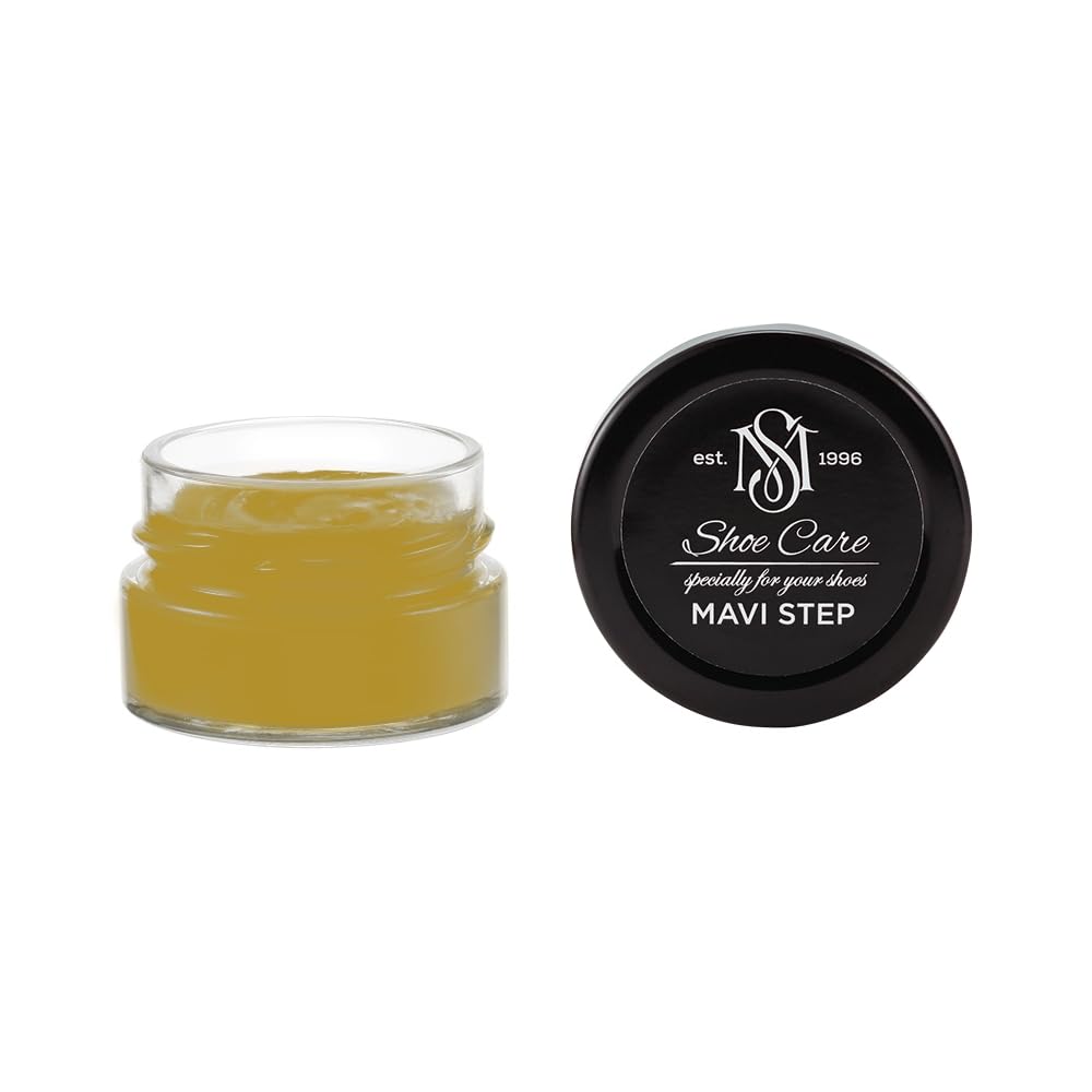 Crème de Cirage Premium - NCS S 3050-Y Brun Olive Foncé - Soin Nourrissant & Rénovateur de Couleur pour Cuir Lisse par MAVI STEP - 1.70 fl oz / 50 ml