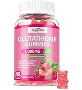 HEALOADING Glutathione Collagen Gummies Supplement: Vitamins C, E, D&amp;B12 Glutathione Supplement 1...