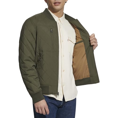 Image of Levi's Men's Levi's Men's Diamond Quilted Bomber Jacket