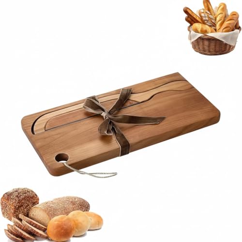 Set cortador de pan manual con soporte y cuchilla miniatura 1