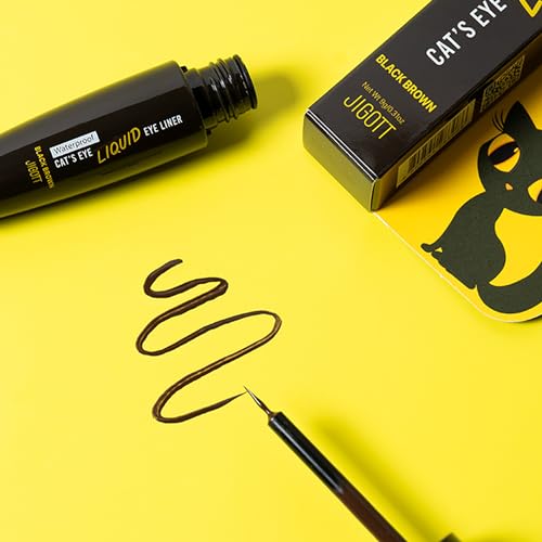 Delineador Líquido Waterproof Cat's Eye Marrón miniatura 7