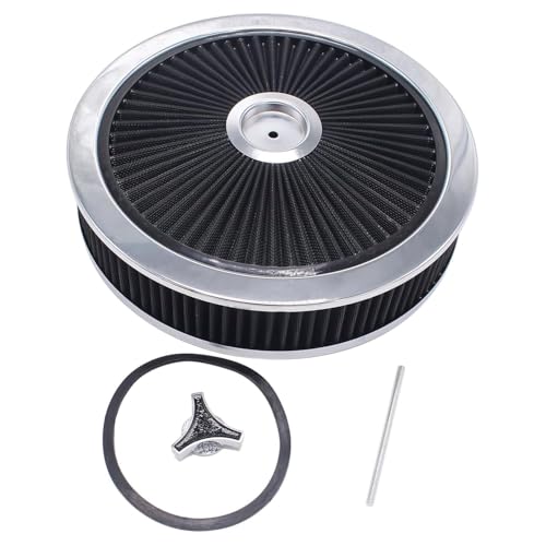 Filtro de aire de flujo alto de 14 pulgadas para mejorar la potencia en Ford y GMC