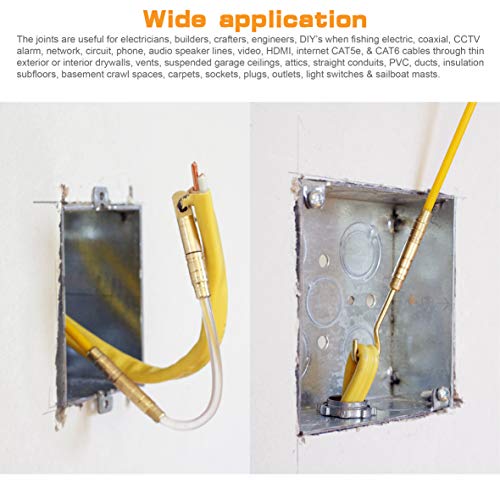 Extractor de alambre eléctrico con caña de pescado de gran flexibilidad 7