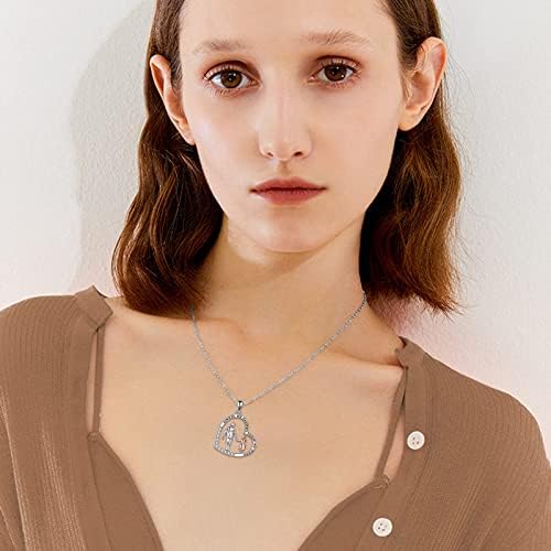 YFN Daughter Birthday Gifts Necklace from Dad for Daughter Sterling Silver Daughter Father Necklace Jewellery for Women Girls