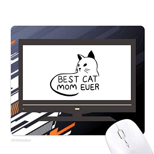 Mousepad Cat Mama Cita de goma para un escritorio de oficina cómodo y organizado