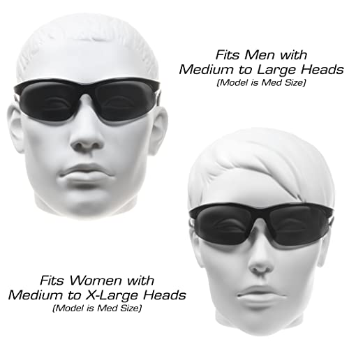 proSPORT BIFOCAL Sunglasses 2 Pair Combo +2.50 Smoke and Amber Lens for Men and Women3