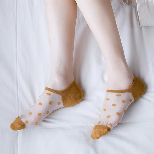 Image of Benefeet Sox Sheer No Show Socks Women Girls Cute Thin Mesh Low Cut Liner Socks for Loafers Boat Shoes