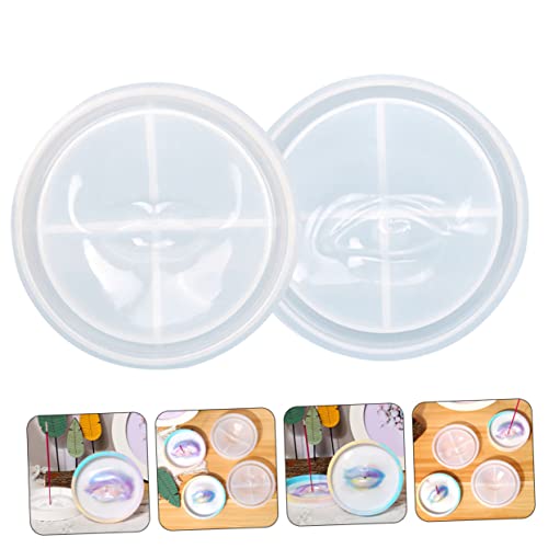 Hohopeti 2 Pçs Suporte De Incenso Fazendo Castiçal Moldes De Resina Varas DIY Kit De Molde Suporte D