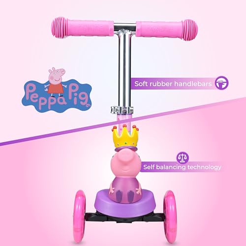 Image of Kick Scooter for Kids, 3 Wheel Self Balancing, Light Up LED Wheels