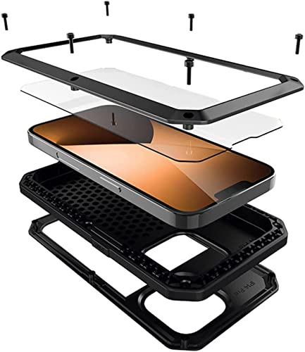 Coque iPhone 14 Pro Max protection écran intégrale antichoc résistante Svart - 6