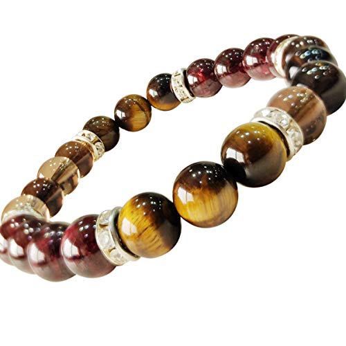 Image of Shubhanjali Crystal Elastic 8mm Stretch Customized Bracelet for Men and Women-(Standard,Multicolor)