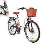 DYU Elektrofahrrad für Erwachsene, 26 Zoll E-Bike 250W Bürstenloser Motor, 36V 15,6Ah, bis zu 80KM Pendler E-Bike mit 562Wh herausnehmbarer Batterie, 7-Gang