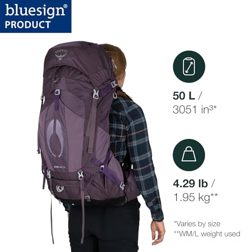 Mochila Deportiva Osprey Aura 50L Mujer Violeta miniatura 2