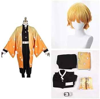 【2キャラ可能】我妻善逸 竈門炭治郎 コスプレ 衣装 ウィッグ E-6339 2キャラ可能】我妻善逸 竈門炭治郎 コスプレ 衣装 ウィッグ E