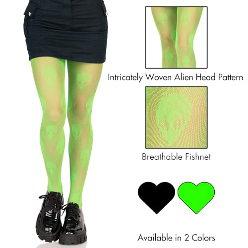 Image of Leg Avenue Women's Dark Alternative Fishnet Tights