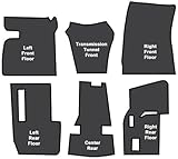 EVA Sound Deadener 6 pc Kit - Die Cut For 1962-1978 Chrysler Newport Interior Noise Insulation