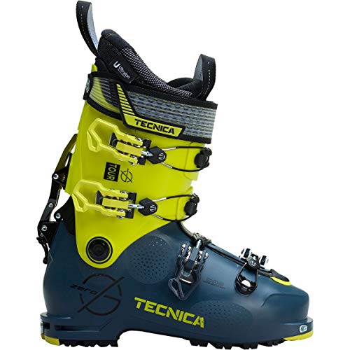 Tecnica Zero G Tour Alpine Touring Boot - 2021 Dark Avio/Yellow, 25.5