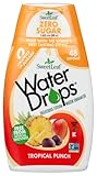 SweetLeaf Water Flavoring Drops - Stevia Water Enhancer, Sugar Free, Zero Calorie Water Additive, Contains Monk Fruit Extract, Gluten Free, Keto Friendly - Tropical Punch, 1.62 Fl Oz (Pack of 1)