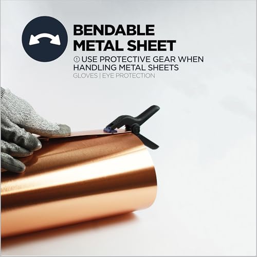 M-D Building Products 57141 24 in. x 36 in. x .020 in. Brass Aluminum Sheet Union Jack