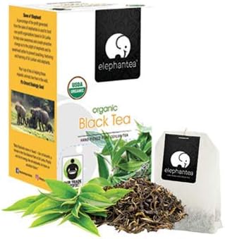 elephantea Organic Black Tea - Pack (20 bags)