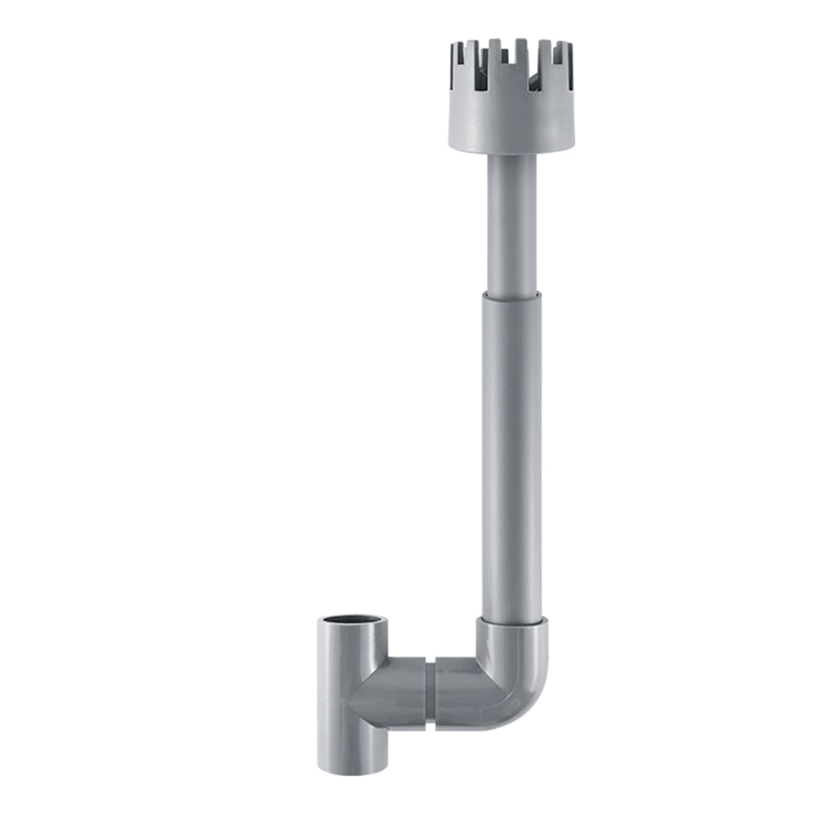 Gereiny Elbow Plastic Aquariums Skimmer Clear Pipe Spin Surface Inflows Outflows Filter For Fish Tank Aquariums Cleaning Accessories