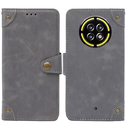 HsinchuTien �O���[ �J�o�[ ���� �ی삷�� TPU Silicone Cover �V���R�[�� Case ���U�[ �J�[�h ���[ �����o�b�N�� ���z �P�[�X �蒠�^ ���eCubot Kingkong ACE 5 6.745 inch�Ƃ̌݊�������