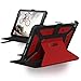 URBAN ARMOR GEAR UAG Folio iPad (10.2-inch, 7th Gen, 2019) Metropolis Feather-Light Rugged [Magma] Military Drop Tested iPad Case with Apple Pencil Holder