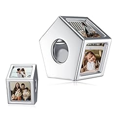 5 sides photo charm bead