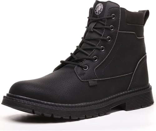 ANGRYRAM Steel Toe Boots for Women Comfortable Waterproof Construction Work Boots for Women Slip Resistant Lightweight Safety Shoes Botas de Trabajo Seguridad