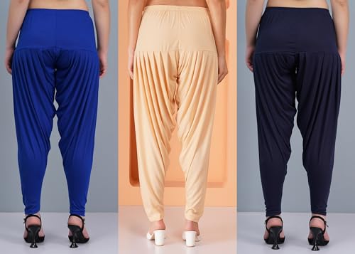 Image of Buy That Trendz Patiala Salwar for Women Relaxed Fit Viscose Patiyala Salwar Harem Bottom Pants