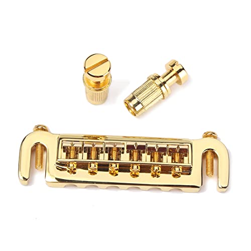 OFFSCH Electric Guitar Roller Saddle Style Ga107 Tailpiece Accessory Full Adjustment