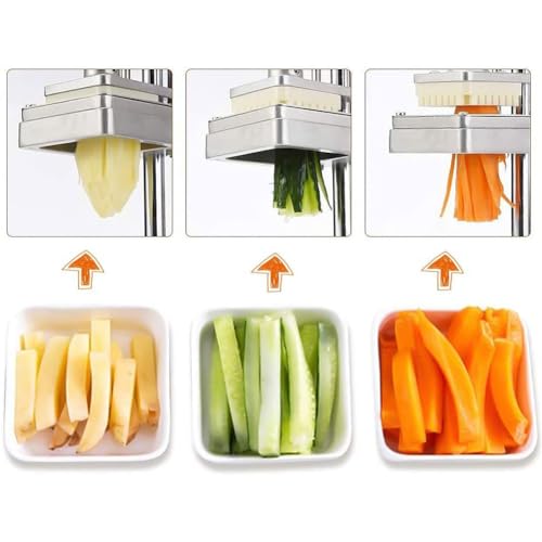 Cortador eléctrico de papas fritas de acero inoxidable miniatura 2