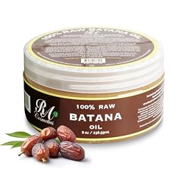 RA COSMETICS 100% Natural Unrefined Batana Hair Oil for Growth, Repair & Strength | 8 oz Nourishing Moisturizer for Damaged Hair from Honduras