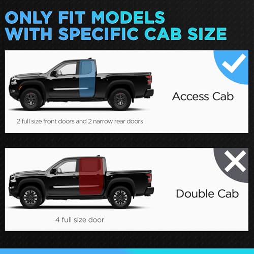 Estribos laterales para Toyota Tacoma Access Cab 2005-2023 miniatura 2