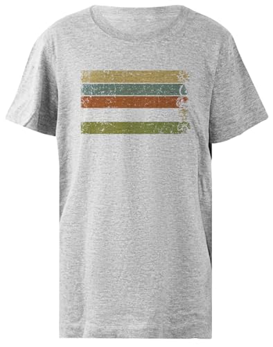 T-Shirt Unisexe Sihrii Vintage Kid Grey Idéal pour vos Sorties Urbaines du Weekend