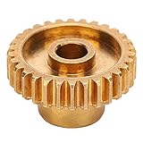 【Messingmaterial】 Dieses 30-Zähne-Kettenrad besteht aus hochwertigem Messingmaterial für hohe Härte, Langlebigkeit und lange Lebensdauer.