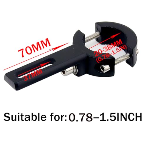 Motorcycle Spotlight Mount Brackets, Motorbike Tube Clamp Turn Signal Mounting Clamp Holder for 0.78\"-1.5\" Roll Bar (2 Pcs)