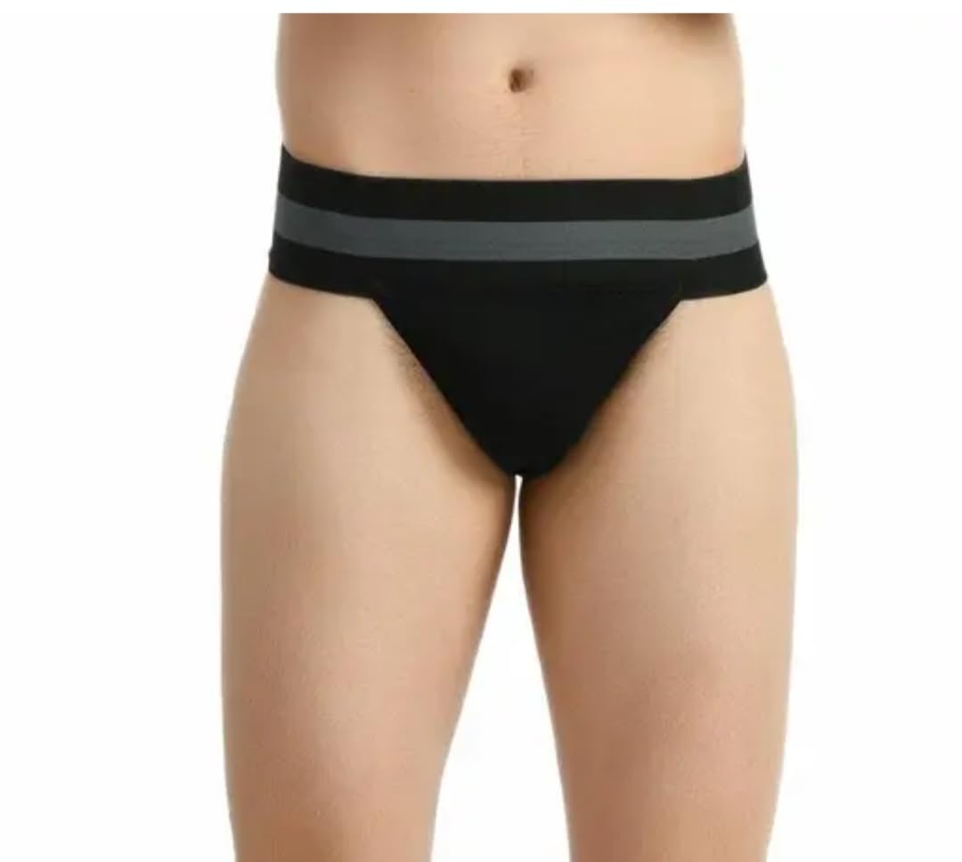 Premium Gym Supporter for Mens - Mens Briefs Supporter for Cricket, Exercise and Workout (Black) (B0D5WLF8NP) Amazon Price History, Amazon Price Tracker