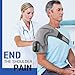 Heated Shoulder Wrap with Massage, Shoulder Heating Pad for Rotator Cuff Frozen Shoulder, Cordless Shoulder Heating Pads Shoulder Massager with Heat