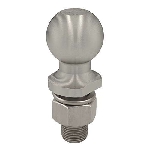Curt 40053 Stainless Steel Trailer Hitch Ball, 6,000 Lbs, 2-Inch Diameter, 1 X 2-1/8-Inch Shank #TOP6