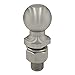CURT 40053 Stainless Steel Trailer Hitch Ball, 6,000 lbs, 2-Inch Diameter, 1 x 2-1/8-Inch Shank