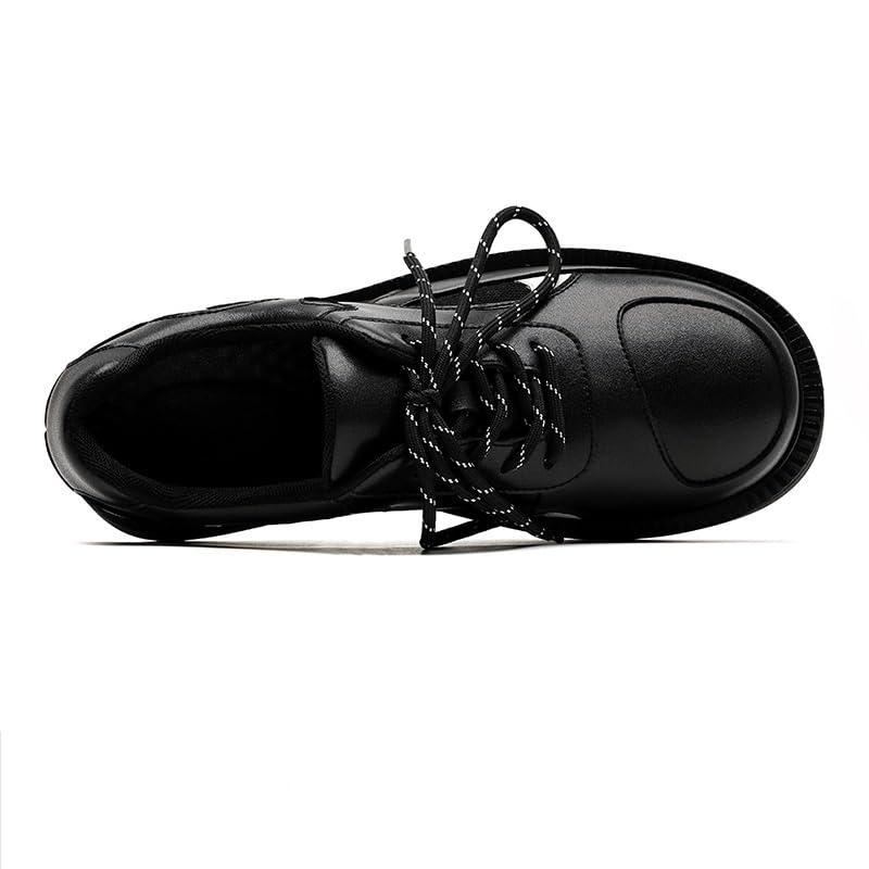 Men's Classic Lace-up Formal Oxfords Mens Retro Comfortable Business Height Increasing Non-Slip Softsole Walking Derby Shoes3